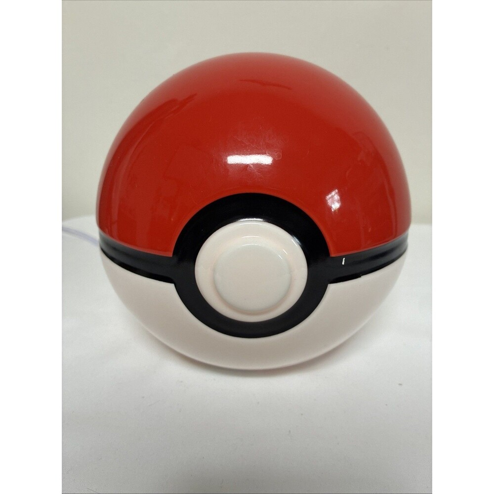 Pokemon Poke Ball Ceramic Lamp Glow Night Light Game Room Decor Nintendo 2023